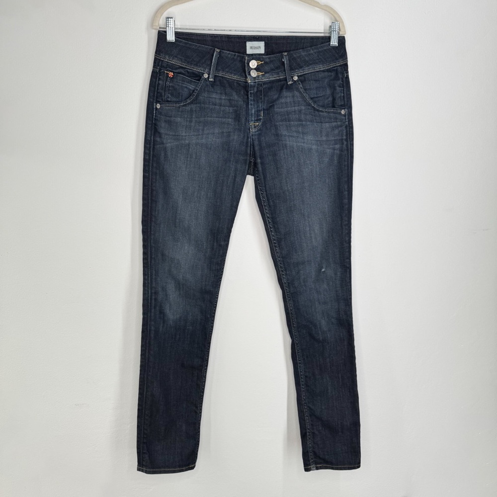 Hudson Collin Flap Skinny Jeans Dark Wash Color COLU Women’s Size 29